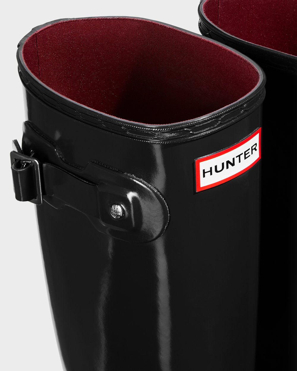 Botas de Lluvia Altas Hunter Mujer - Original Gloss - Negros - GTEVDRB-59